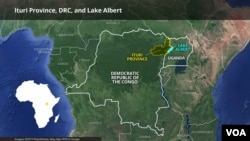 Ituri Province, DRC, and Lake Albert