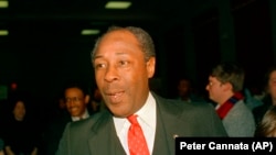 Eastside High School Principal Joe Clark disciplinary methods inspired the 1989 film “Lean on Me.” (AP Photo/Peter Cannata)