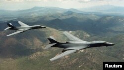 Ndege pacha aina ya B-1B Lancer za mashambulizi za Marekani