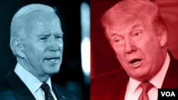 Vice President Joe Biden President Donald Trump