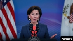 美國商務部長吉娜∙雷蒙多在白宮就網絡議題講話 （2021年6月3日）