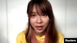 周庭12月初在加拿大接受傳媒採訪（資料照片）