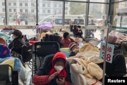 View of a hospital as COVID-19 outbreak continues in Shanghai