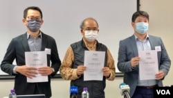 香港民意研究所1月7日公佈一項民意調查顯示，接近62%受訪者認為，《立場新聞》及《眾新聞》停止營運後，香港的新聞及資訊不自由。 (美國之音 湯惠芸拍攝)