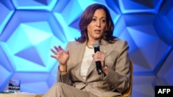Potpredsjednica Kamala Harris govori o ekonomiji na godišnjoj konferenciji 100 Black Men of America Inc. u Atlanti, 14. juna 2024.