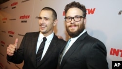 "La entrevista" es protagonizada por James Franco y Seth Rogen. 