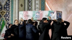 Eron prezidenti Ibrohim Raisiyning dafn marosimi