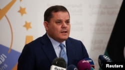 Waziri Mkuu wa Libya Abdulhamid al-Dbeibah.