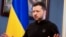 Ukraine's President Volodymyr Zelenskyy gives a news conference in Kyiv, Ukraine, Feb. 19, 2025.