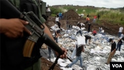 El gobierno peruano está combatiendo el narcotráfico en el país, aseguró el gobierno.