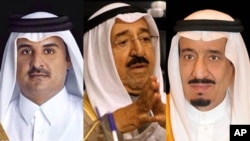 Qatar, Quvayt va Saudiya rahbarlari