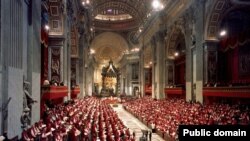 Catholic cardinals prepare to enter the papal conclave to choose a successor to Pope Francis, who passed away in April.