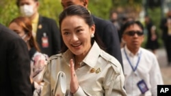 泰國總理佩通坦·欽那瓦在曼谷參加政府內閣會議。 (2025年2月4日)