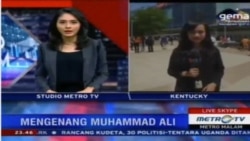 Laporan Langsung VOA untuk Metro Malam: Proses Pemakaman Muhamad Ali
