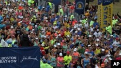 Trkači na 123. Bostonskom maratonu, 15. aprila 2019. 