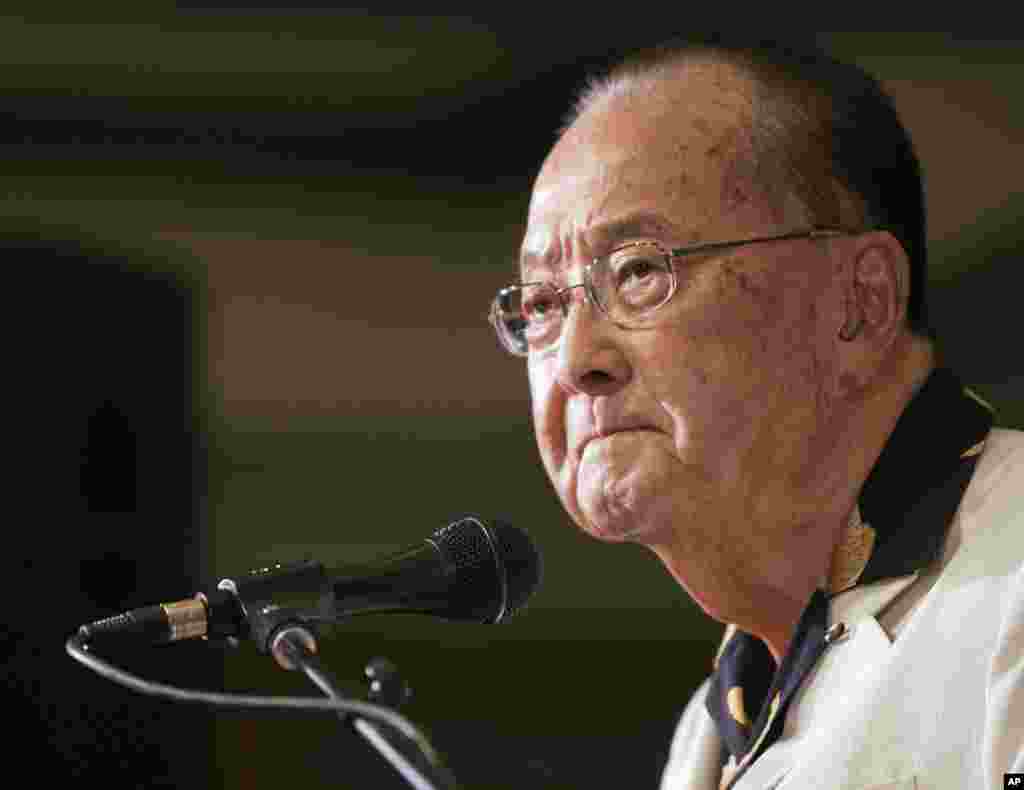 Former Hawaii Senator. Daniel Inouye, pictured in 2012.