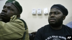 Jagoran Tsageran Naija Delta da wani mukarrabinsa