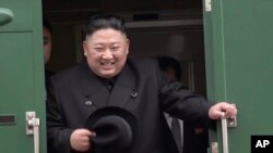 El presidente de Corea del Norte, Kim Jong Un, llegó a Rusia en tren el miércoles 24 de marzo de 2019 para reunirse con su homólogo ruso Vladimir Putin.