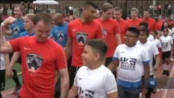 В ім'я благодійності: республіканці і демократи зійшлися у запеклому поєдинку. Відео