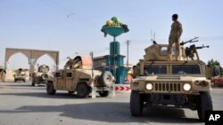 نیروهای امنیتی افغانستان در غزنی