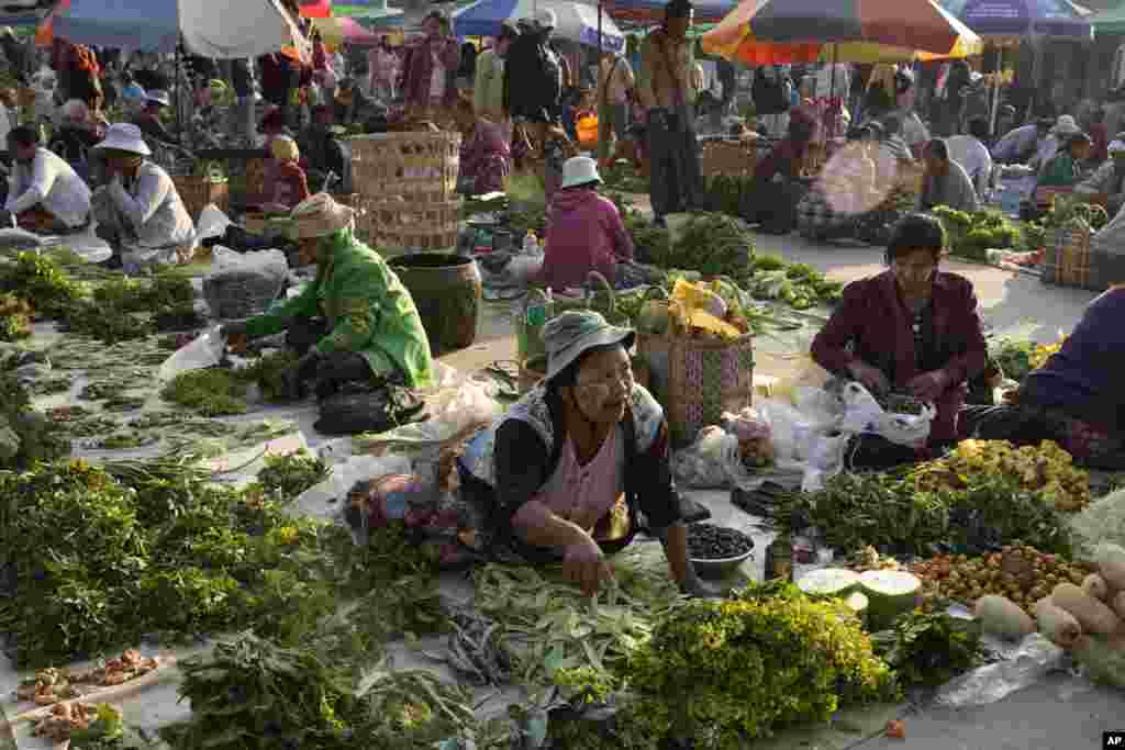 په میانمار کې د سبزو یو منډيي