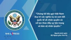 Mỹ và các tổ chức nhân quyền lên tiếng bênh vực ông Đường Văn Thái 