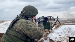 ARHIVA - Detalj sa zajedničke vojne vežbe Rusije i Belorusije održane u Belorusiji (Foto: ussian Defense Ministry Press Service via AP)