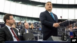 Угорський прем’єр-міністр Віктор Орбан приїздив до Страсбурга для участі у дебатах і заявив, що ЄС ображає його країну