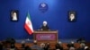 Predsednik Irana Hasan Rohani govori na konferenciji za štampu u Teheranu, Iran, 16. februara 2020.