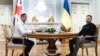 Ukraina Prezidenti Vladimir Zelenskiy Kiyevda Britaniya Bosh vaziri Rishi Sunak bilan xavfsizlik kafolatlari haqida shartnoma imzoladi, 12-yanvar, 2024-yil