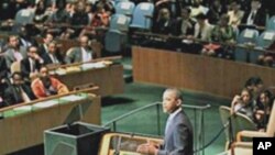 奥巴马总统在联合国大会发表讲话