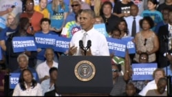 President Obama Campaigns for Democratic Nominee Clinton in Florida