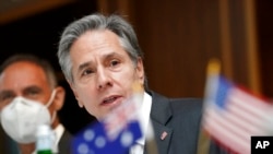 آنتونی بلینکن وزیر خارجه ایالات متحده آمریکا در نشست وزیران خارجه کشورهای عضو کواد در ملبورن استرالیا - ۲۲ بهمن ۱۴۰۰