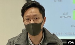 任伟豪认为反映香港市民愈来愈不怕这个疫情 (美国之音/汤惠芸)