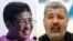 This combination of pictures shows Maria Ressa (L), co-founder and CEO of the Philippines-based news website Rappler, and Dmitry Muratov, editor-in-Chief of Russia's main opposition newspaper Novaya Gazeta.