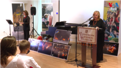 ពលរដ្ឋ​អ៊ុយក្រែន​នៅ​អាមេរិក​តវ៉ា​ប្រឆាំង​នឹង​សកម្មភាព​គឃ្លើន​របស់​រុស្ស៊ី