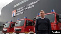 Віктор Саф'янов, директор російсько-сербського "Гуманітарного центру", Ніш, Сербія, 2014. 