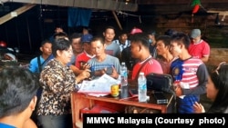 မလေးရှားရောက် မြန်မာနိုင်ငံသားများ (Photo: Myanmar Migrant Workers Committe- MMWC Malaysia)