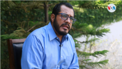 El líder opositor Félix Maradiaga señala a la VOA que de realizarse un circo electoral en 2021, Ortega sería desconocido por la comunidad internacional. [Foto Houston Castillo, VOA].
