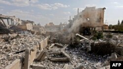 Wannan shi ne sakamakon hare-haren da Amurka, Birtaniya da Faransa suka kai kan wata cibiyar bincike ta kimiyya a birnin Damascus na Syria