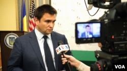 Minister Klimkin interview Myroslava Gongadze