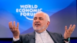 伊朗主管戰略事務的副總統穆罕默德·賈瓦德·扎里夫在達沃斯論壇上否認德黑蘭尋求擁有核武的說法。 (美聯社：2025年1月22日)