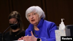 La secretaria del Tesoro de Estados Unidos, Janet Yellen, asistió a una comisión de la Casa de Representantes para exponer las proyecciones en la economía desatadas por la invasión de Rusia contra Ucrania. (Foto Archivo / Reuters)