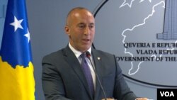 Premijer Kosova Ramuš Haradinaj na konferenciji za novinare u Prištini, 2. maj 2019.