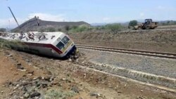 ከአዲስ አበባ ወደ ጂቡቲ ይጓዝ የነበረ ባቡር ተገለበጠ