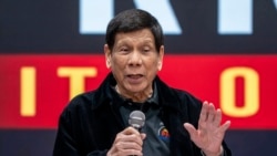 ICC ဝရမ်းထုတ်ရင် အဖမ်းခံဖို့ အသင့်ရှိကြောင်း ဖိလစ်ပိုင်သမ္မတဟောင်း ဒူတာတေး တုံ့ပြန်