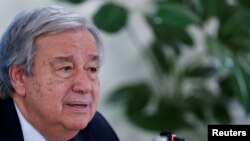 ARCHIVO - El secretario general de la ONU, Antonio Guterres, advirtió al Consejo de Seguridad ya en abril de este año que las bandas han ido estrechando su control en torno al área metropolitana de Puerto Príncipe.