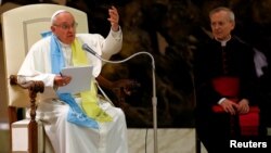 Le pape François, au Vatican, 13 octobre 2016. 