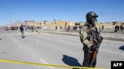 د سږ کال د فېبرورۍ د میاشت په دې تصویر کې په کوټه کې د بم چاودنې وروسته حال لیدل کېږي