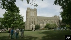 The campus of Duke University in Durham, N.C.